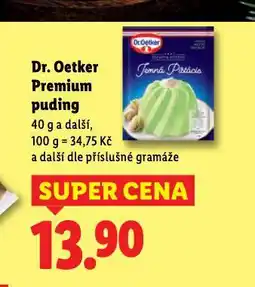 Lidl Dr. oetker premium puding nabídka