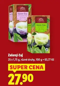 Lidl Zelený čaj nabídka