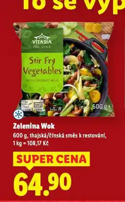 Lidl Zelenina wok nabídka