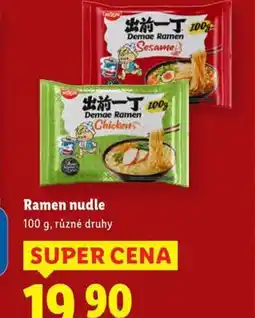 Lidl Ramen nudle nabídka