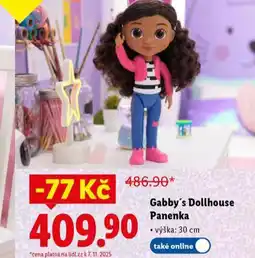 Lidl Gabby's dollhouse panenka nabídka