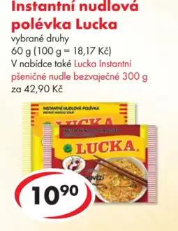 CBA Instantní nudlová polévka Lucka nabídka