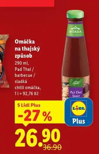 Lidl Omáčka na thajský způsob nabídka