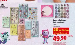 Lidl Gabby's dollhouse sada samolepek nabídka