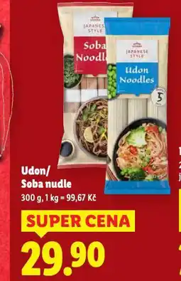 Lidl Udon nudle nabídka