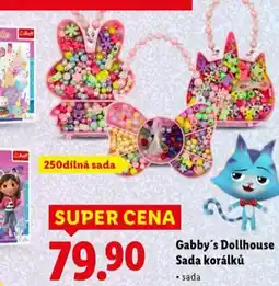 Lidl Gabby's dollhouse sada korálků nabídka