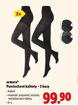 Lidl Esmara punčochové kalhoty nabídka