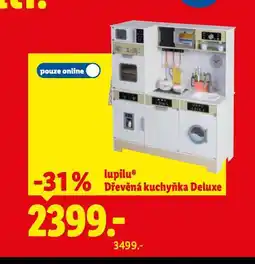 Lidl Lupilu dřevěná kuchyňka deluxe nabídka