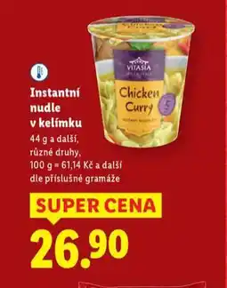Lidl Inastantní nudle v kelímku nabídka