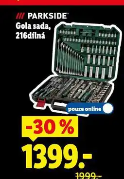 Lidl Parkside gola sada nabídka