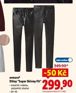 Lidl Esmara džíny nabídka