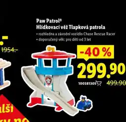 Lidl Paw patrol hlídkovací věž tlapková patrola nabídka