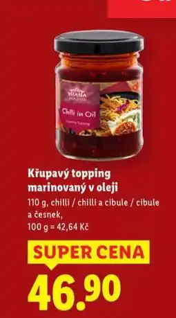 Lidl Křupavý topping marinovaný v oleji nabídka