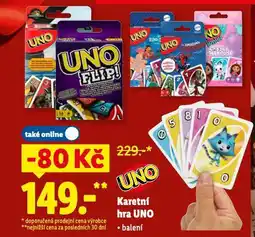 Lidl Karetní hra uno nabídka