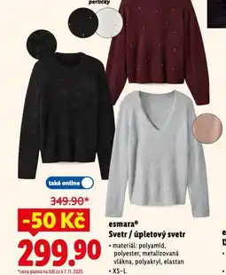 Lidl Esmara svetr nabídka
