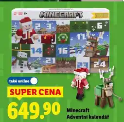 Lidl Minecraft adventní kalendář nabídka