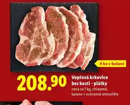 Lidl Vepřová krkovice bez kosti nabídka