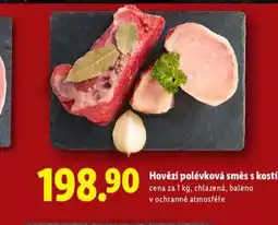 Lidl Hovězí polévková směs s kostí nabídka