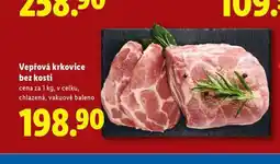 Lidl Vepřová krkovice bez kosti nabídka