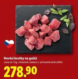 Lidl Hovězí kostky na guláš nabídka