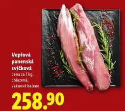 Lidl Vepřová panenská svíčková nabídka