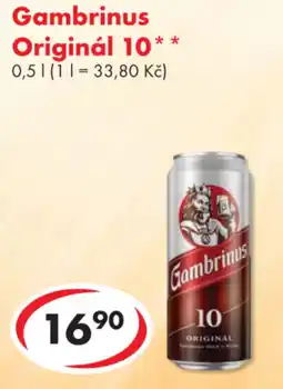 CBA Gambrinus Originál 10 nabídka