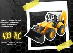 Pompo Mondo Traktor s radlicí a lžící nabídka