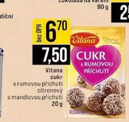 Jip Vitana cukr s rumovou příchuti citronový s mandlovou příchutí 20 g nabídka