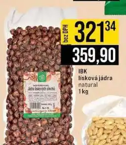 Jip IBK lísková jádra natural 1kg nabídka
