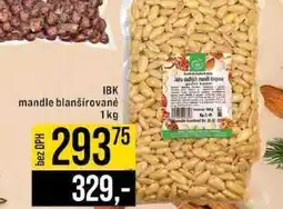 Jip IBK mandle blanšírované 1kg nabídka