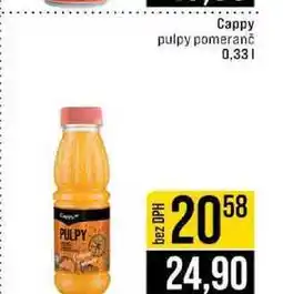 Jip Cappy pulpy pomeranč 0,33l nabídka