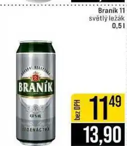Jip Braník 11 světlý ležák 0,5l nabídka