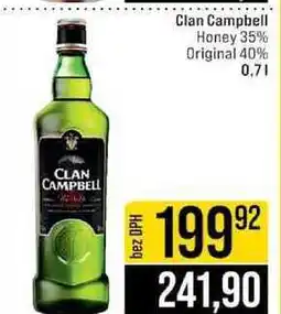 Jip Clan Campbell Honey 35% Original 40% 0,7l nabídka