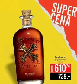Jip Bumbu rum Original 40% 0,7l nabídka
