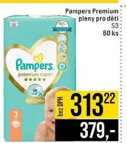 Jip Pampers Premium pleny pro děti 60 ks nabídka