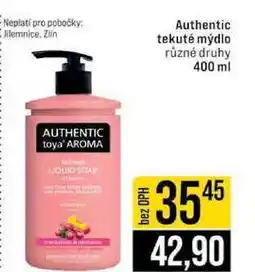 Jip Authentic tekuté mýdlo různé druhy 400 ml nabídka
