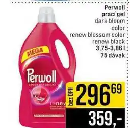 Jip Perwoll prací gel dark bloom color renew blossom color renew black 3,75-3,86l 75 dávek nabídka