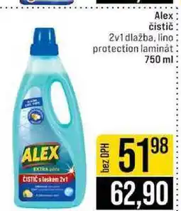 Jip Alex čistič 2v1 dlažba, lino protection laminát 750 ml nabídka