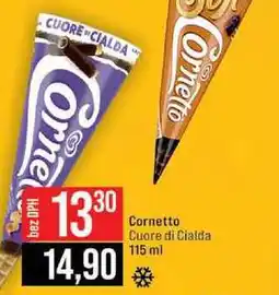 Jip Cornetto Cuore di Cialda 115 ml nabídka