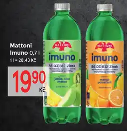 Žabka Mattoni Imuno nabídka