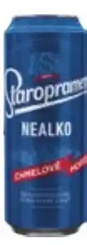 Žabka Staropramen nealko PLECH nabídka