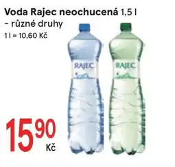 Žabka Voda Rajec neochucená nabídka