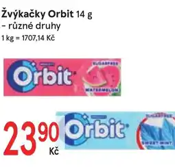 Žabka Žvýkačky Orbit nabídka