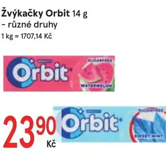 Žabka Žvýkačky Orbit nabídka