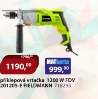 M.A.T. Příklepová vrtačka 1200 w fdv fieldmann 718297 nabídka