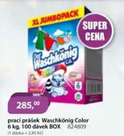 M.A.T. Prací prášek waschkönig color 100 dávek box 824809 nabídka