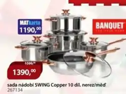 M.A.T. Sada nádobí swing copper 10 díl. nerez/med 267134 nabídka