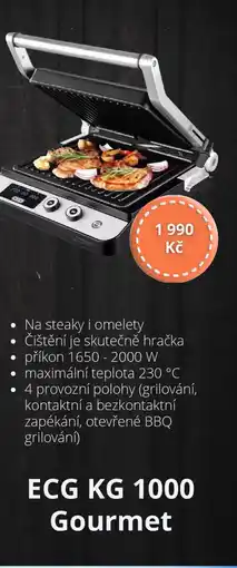 Expert ECG KG 1000 Gourmet nabídka