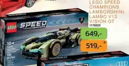 Dráčik LEGO Speed champions Lamborghini lambo V12 vision GT nabídka
