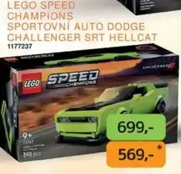 Dráčik LEGO Speed champions sportovní auto dodge challenger SRT hellcat nabídka